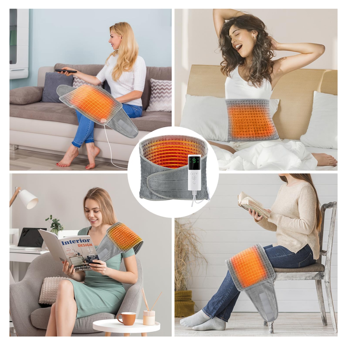 Miniatura 4 de Cinturon Térmico Eléctrico Ajustable